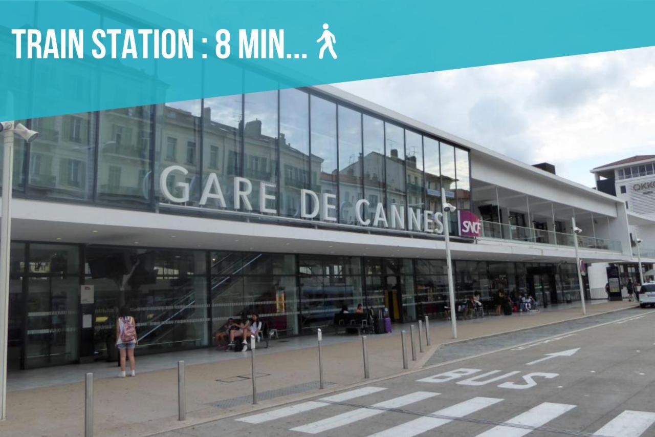 Le Forville : 400M Palais, Calme, Clim Cannes Eksteriør billede